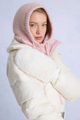 Faux-Fur Gloves in Ice