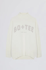 Soft Knit Oversized Jumper in Ivory
