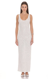 Audrey Sequin Maxi Dress