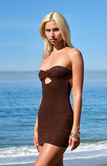 Third Charm Dahlia Strapless Hardware Mini Dress