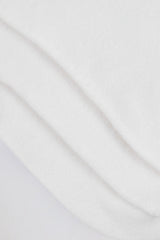 Ribbed Crew Sock Bundle in White