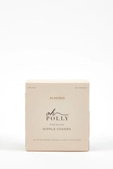 Reusable Silicone Nipple Covers in Almond