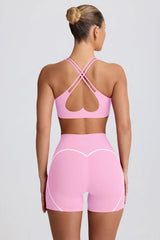 Soft Active Mini Shorts in Baby Pink