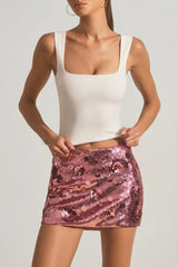 Modal Square-Neck Tank Top in White