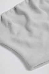 Brushed Jersey Bandeau Top in Fog Grey