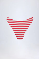 Cheeky Bikini Bottoms in Cherry Red