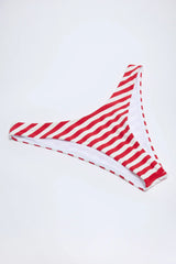 Cheeky Bikini Bottoms in Cherry Red