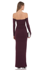 Eleanor Off-Shoulder Maxi Dress