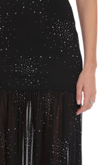 Gianna Rhinestone Maxi Dress