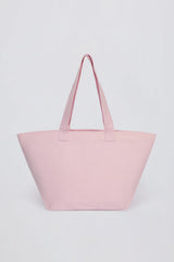 Oversized Tote Bag in Powder Pink