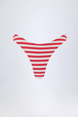 Cheeky Bikini Bottoms in Cherry Red
