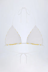 Triangle Bikini Top in Lemon