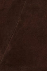 Suede Tote Bag in Espresso