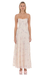Liorenne Embroidered Maxi Dress