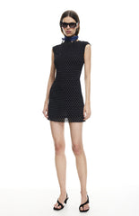 LIONESS Mariner Polka Dot Mini Dress