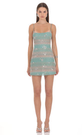 Ella Embellished Mini Dress