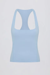 Soft Active Racerback Tank Top in Sky