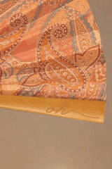 Folding Hand Fan in Paisley Print