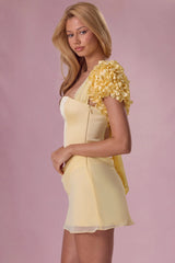 Cropped Bolero in Butter Yellow