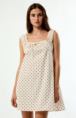 WEWOREWHAT Polka Dot Babydoll Dress