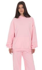 Oversized Lucy Hoodie in Pink