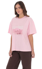 LA Graphic T-Shirt in Pink