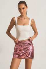 Modal Square-Neck Tank Top in White