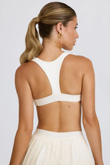 Soft Active Sports Bra in White