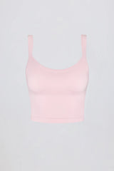 Super Sculpt Seamless Longline Camisole Top in Powder Pink