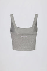 Super Sculpt Seamless Longline Camisole Top in Grey Marl