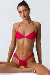 Cheeky Bikini Bottoms in Raspberry Pink