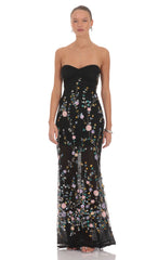 Ava Embellished Maxi Dress