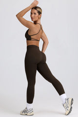 Super Sculpt Seamless High-Waist Leggings in Brown