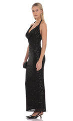 Zelvique Sequin Maxi Dress