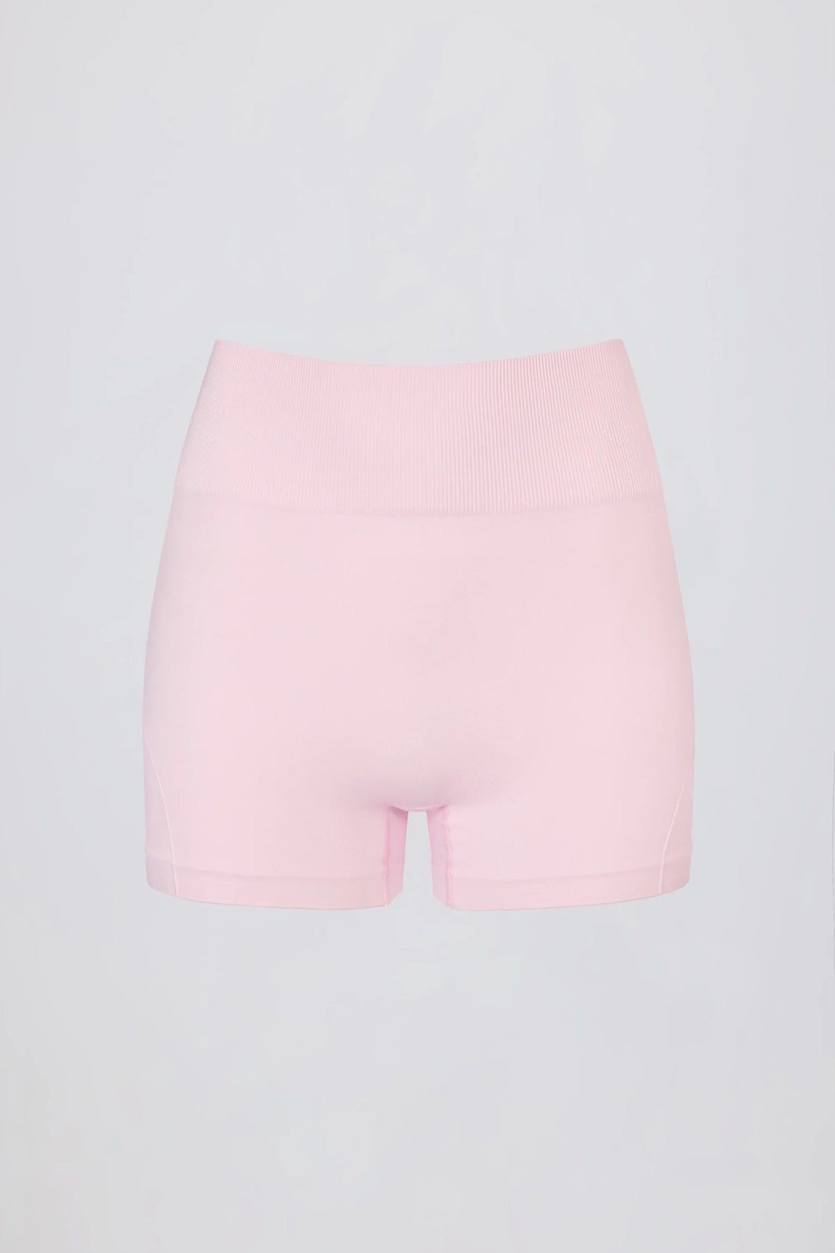 Super Sculpt Seamless Mini Shorts in Powder Pink