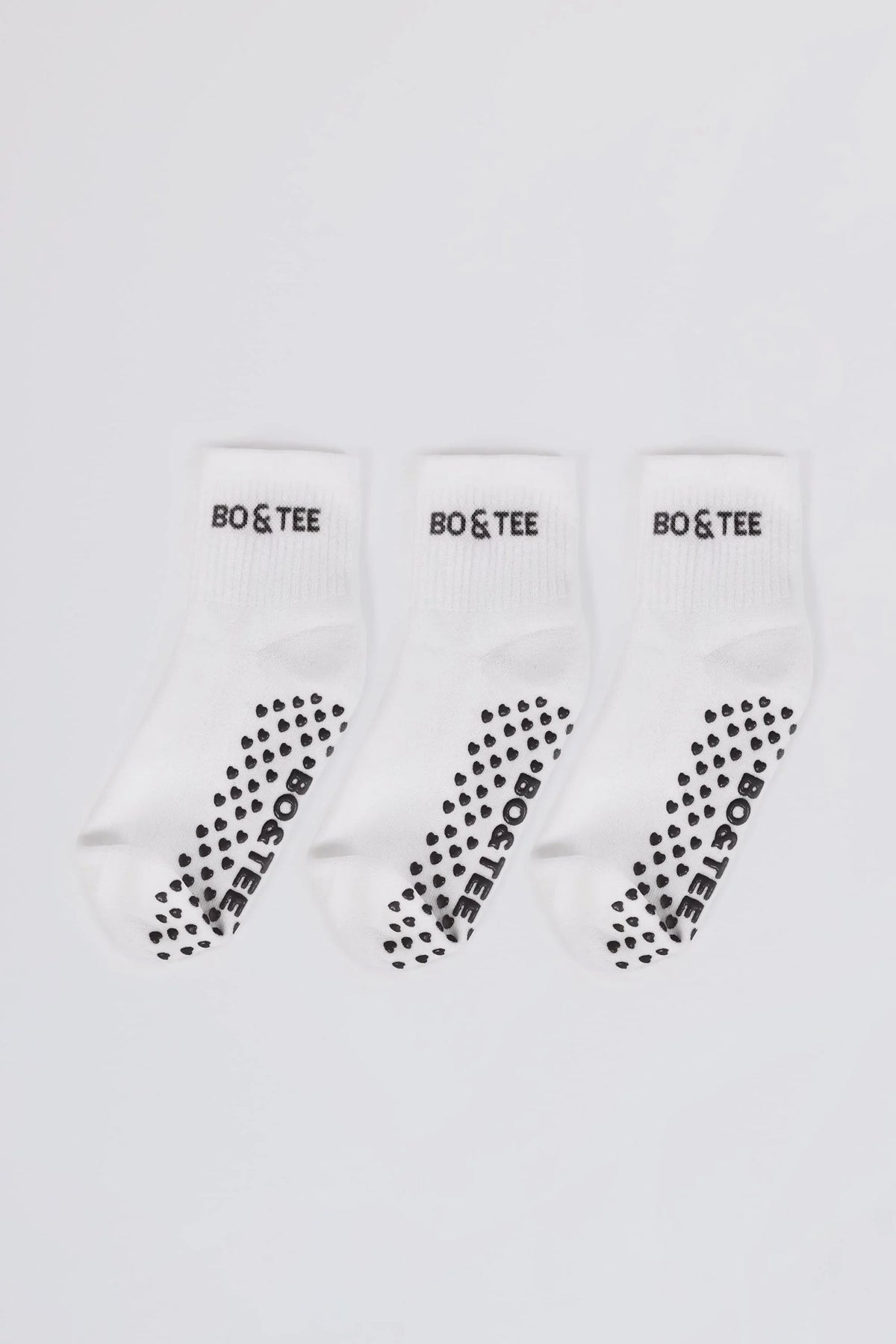 Pilates 3-Pack Socks Bundle in White