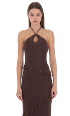 Margot Halter Maxi Dress