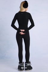 Thermal Base-Layer Leggings in Black