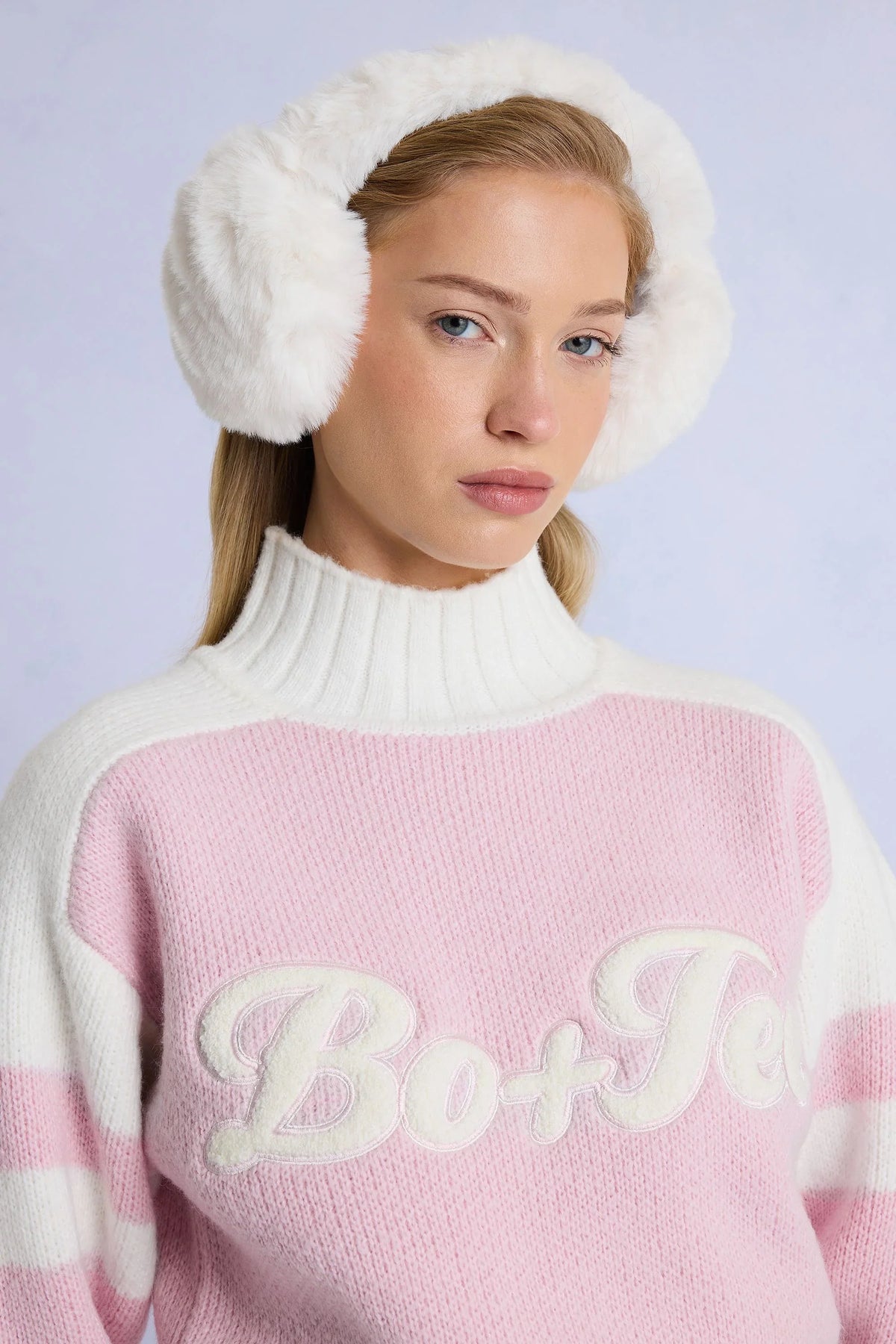 Faux-Fur Earmuffs in Ice