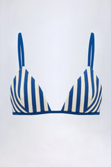 Triangle Bikini Top in Marine Blue