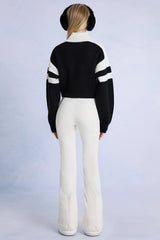Waterproof Belted Ski Salopettes in Ice
