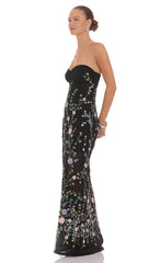 Ava Embellished Maxi Dress