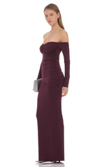 Eleanor Off-Shoulder Maxi Dress