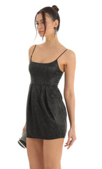 Glitter Dress in Black