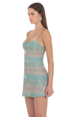Ella Embellished Mini Dress